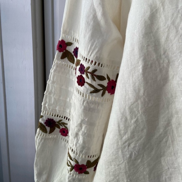 Sézane chemise megane in ficelle size 4 - Picture 5 of 9